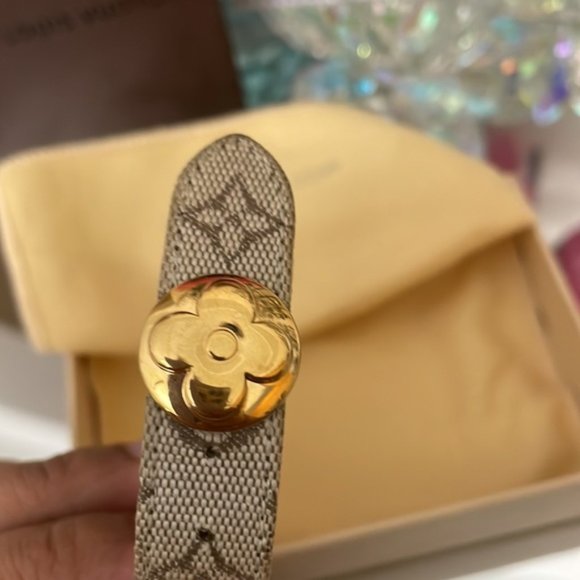 ❤️Authentic ❤️ Louis Vuitton Good Luck Breath Bracelet Flower Flower Mon… - Picture 14 of 16